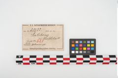 Etikett zu Bronzeperlarmreif (NHMW-PRAE-025322)
